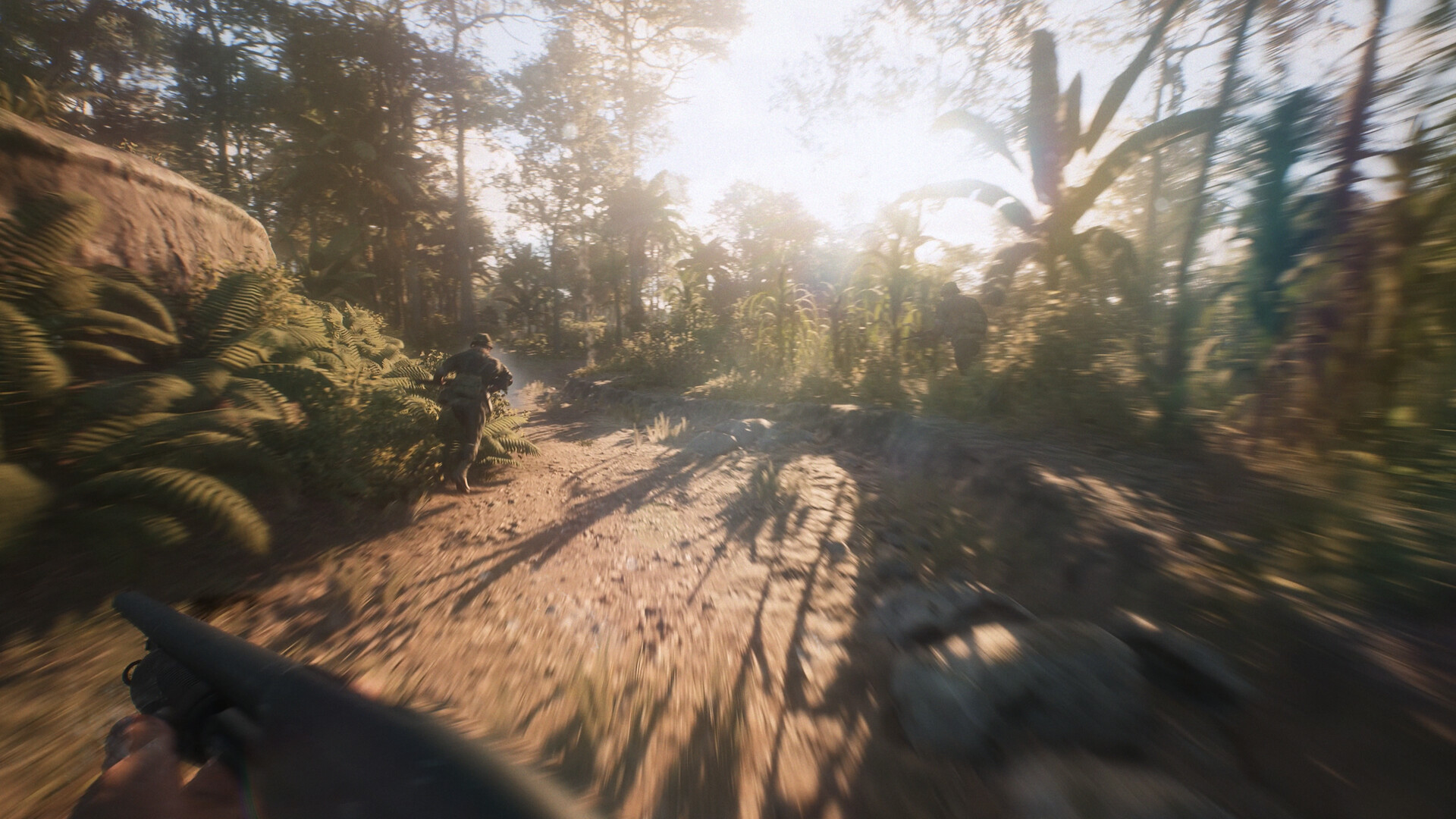Hell Let Loose Vietnam infantry squad moving through jungle